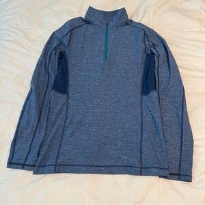 lululemon athletica Blue Quarter-Zip Jacket